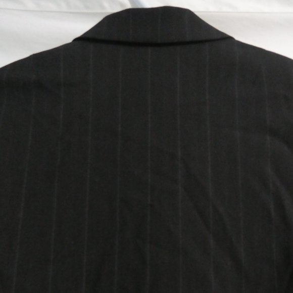 L'OFFICIEL | size 4 | Womens Striped Brown Blazer | Suit Jacket | Made in Canada - Picture 11 of 16